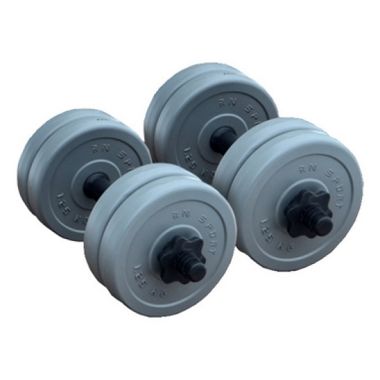 Купить Гантель  RN-Sport 2x6 кг Gray в Киеве - фото №1